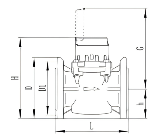 HP5D Bulk Water Meter Dimension HP5D Bulk Water Meter Dimension