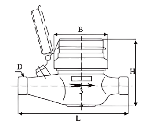 Multi Jet Mechanical Water Meter Multi Jet Mechanical Water Meter